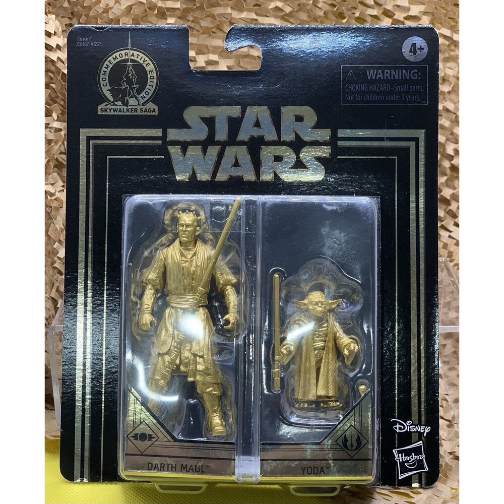 Hasbro Disney Star Wars Commemorative Edition Action Figures Darth Maul & Yoda